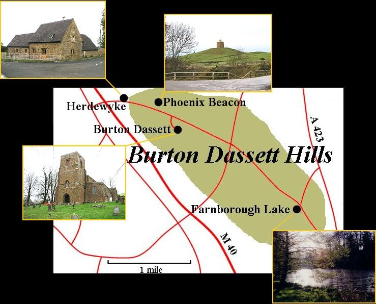 Burton Dasset Map